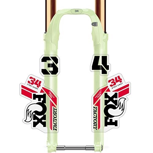 Forcelle per mountain bike : Adesivi della forcella della bicicletta F-O-X34 Adesivo della forcella anteriore Adesivo della mountain bike della bicicletta Adesivo della forcella anteriore della bicicletta F-O-x 34 Autoadesivo del