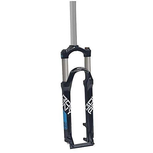 Forcelle per mountain bike : AIFCX 24 Pollici Bike Suspension Fork, 1-1 / 8 '' Spalla Leggera in Lega di Alluminio della Montagna MTB Bicicletta Freno a Disco 100 mm di Escursione di Controllo, A-24inch