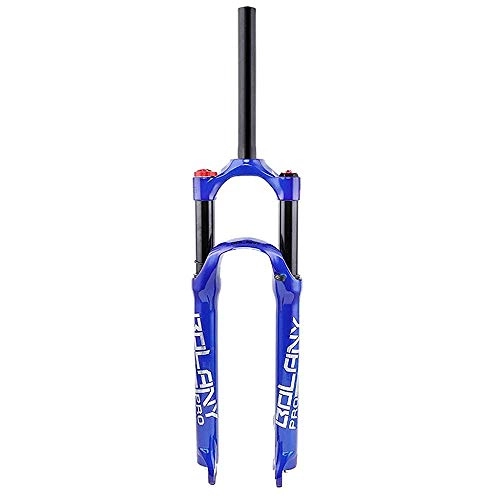 Forcelle per mountain bike : AIFCX Mountain Bike Suspension Fork, 26 Pollici 1-1 / 8" Leggera in Lega di Alluminio Diritta Tubo MTB Spalla 120 mm di Controllo, Blue-29inch