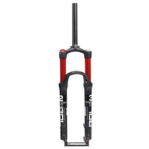 Forcelle per mountain bike : AIFCX MTB Bike Suspension Fork 26"in Lega di Alluminio 1-1 / 8" 28, 6 Mm Diritta del Tubo della Spalla in Bicicletta Freni a Disco di Controllo 100 mm di Escursione, B-27.5inch
