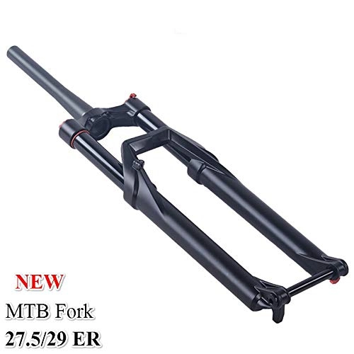 Forcelle per mountain bike : Bicycle Fork Nuovo 27.5 29inch MTB Suspension Fork 15 10mm * Thru a Disco in Lega Axle Freno di Mountain Bike Fork 27.5er 29er Biciclette Forcella Cono del Tubo Bicycle Parts (Color : 27.5er)
