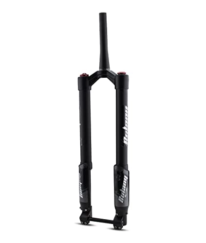 Forcelle per mountain bike : BOLANY Forcella ammortizzata per mountain bike Boost Fork, assale ad innesto, sospensioni pneumatiche, 140 mm, regolazione graduale della trazione, universale, 26 27, 5 29 pollici