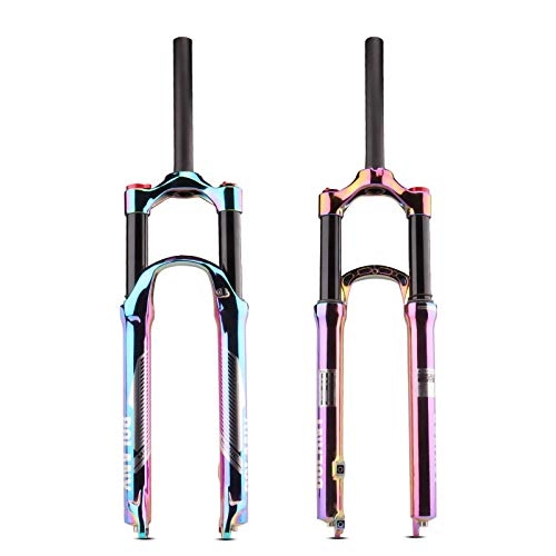 Forcelle per mountain bike : CWGHH Forcella Ammortizzata per Mountain Bike, Forcella Ammortizzata ad Aria 27.5"29" Forcella Ammortizzata per Mountain Bike per Mountain Bike Mountain Bike City Bike Bici da Corsa Forcella MTB