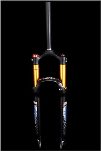 Forcelle per mountain bike : FOXZY Forcella MTB 26 / 27, 5 / 29'' Forcella Ammortizzata for Mountain Bike Viaggio 100mm Forcella pneumatica 1-1 / 8 Forcella Anteriore Dritta (Color : Black Manual, Size : 29'')