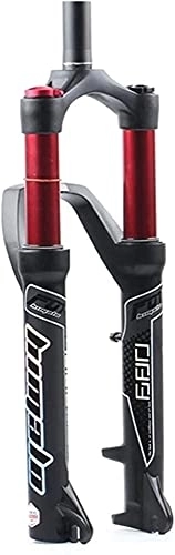Forcelle per mountain bike : HAO KEAI Forcella MTB Bike Suspension Fork 26 / 27.5 / 29 Pollici MTB. Fork Air Mountain Bicycle Front Forks 34 Disco Freno 110mm Viaggio 1-1 / 8" HL / RL. (Color : A-Red, Size : 26in)