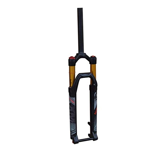 Forcelle per mountain bike : HYLH MTB Forcelle Ammortizzate Mountain Bike 26 27, 5 Pollici, Forcella Ammortizzata pneumatica Tubo Dritto 1-1 / 8"Disc Steerer Tube Travel 120mm