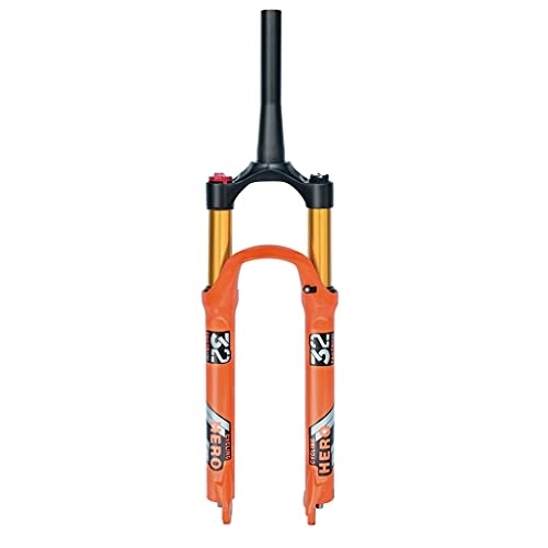 Forcelle per mountain bike : Jejy Forcella Ammortizzata Mountain Bike 26 / 27.5 / 29" Ammortizzatore Lega di Alluminio Freno a Disco MTB 26 Pollici Aria Dritto Forcella Anteriore (Color : Tapered Manual Lockout, Size : 29)