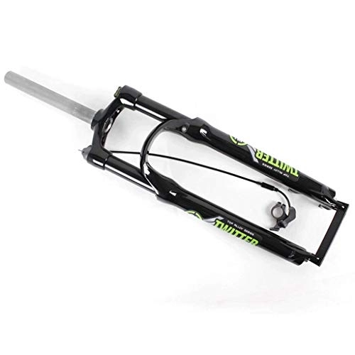 Forcelle per mountain bike : KANGXYSQ Sospensioni Forks Bicicletta Anteriore Mountain Bike in Lega di Alluminio Hydraulic Line Control Assale Ammortizzatore (Color : Green, Size : 26inch)