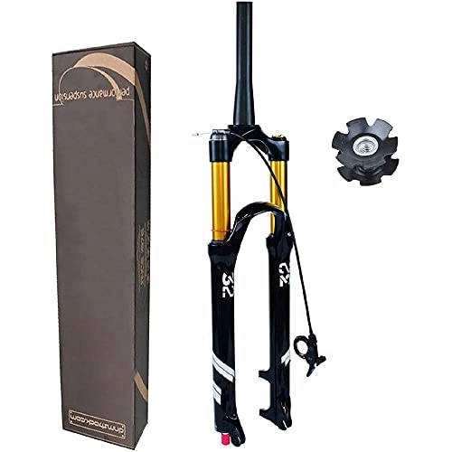 Forcelle per mountain bike : L&WB Tensile Setting Bicycle Fork MTB, 26 27.5 29 Pollice 29 Pollici MTB Air Suspension Fork Freno A Disco Disc 9Mm ASSE 1-1 / 2, Travel130mm, 29inch