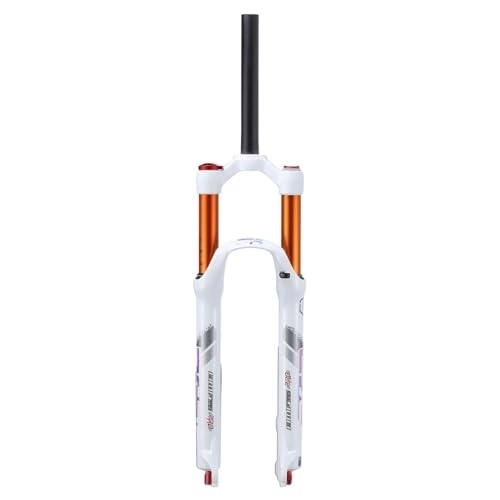 Forcelle per mountain bike : LvTu Mountain Bike Forcella Aria Ammortizzata 26 27.5, 1-1 / 8" Dritto, 9mm QR, Blocco Manuale, 120mm Viaggio, Unisex (Size : 26 inch)