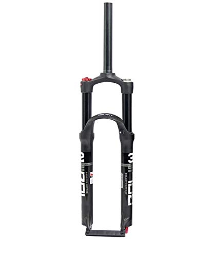 Forcelle per mountain bike : MDZZ Lega di alluminio di regolazione di smorzamento pneumatica della forcella della forcella delle forcelle della bicicletta di pressione di MTB 26 / 27.5 / 29 pollici (Color : Black-29inch)
