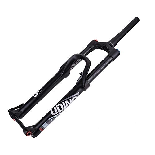 Forcelle per mountain bike : QIANGU MTB Front Fork 26 27.5 Universal Type Air Suspension Fork Magnesium Alloy Damping Adjustment Deadlock Function Tube 140mm