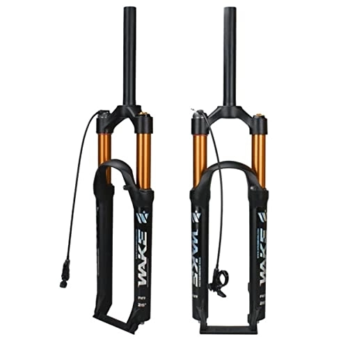 Forcelle per mountain bike : TISORT Forcella Ammortizzata for Mountain Bike Forcella MTB 26 / 27.5 / 29 Pollici Forcella Ammortizzata 100mm Corsa Disco Accessori for Biciclette (Size : 26")