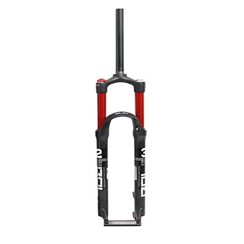 Forcelle per mountain bike : WULE-RYP MTB Bike Fork Dual Air Red Bicycle Bicycle Sospensione Anteriore Sospensione Dritto 26 / 27.5 / 29 Pollici Lega di magnesio in Lega Rapida (Color : 29er Red)