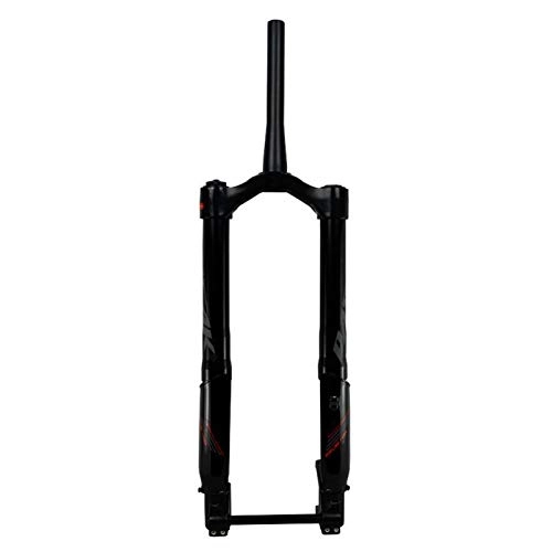 Forcelle per mountain bike : WULE-RYP MTB Moutain 26inch Bici Forcella Bike Fork Fat Bicycle Fork Air Sospensione Snow Forks Alloy in Alluminio 26"5.0" Pneumatico Thru Axle15 * 150 1-1 / 2centrum (Color : Black)