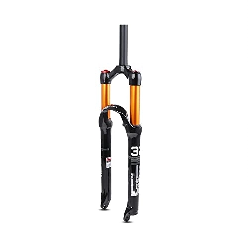 Forcelle per mountain bike : YFFSWSRY Forcella Anteriore da Montagna Mountain Bike 26 / 27.5 / 29 Pollice Air Suspension Fork Drit Steter Steter Fork Ciclismo Forcelle (Color : Black, Dimensione : 27.5 inch)