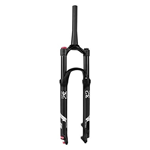 Forcelle per mountain bike : YQQQQ MTB Air Fork 26 / 27, 5 / 29 Pollici Sospensione Anteriore per Mountain Bike 1-1 / 8"Ultralight QR 9mm Travel 120mm (Color : Tapered Manual Lockout, Size : 27.5inch)