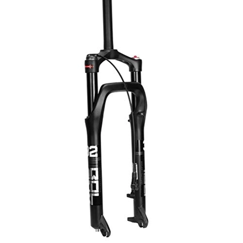 Forcelle per mountain bike : ZHTY Snow MTB Front Fork 26 inch Ultralight Aluminum Alloy Mountain Bike Air Pressure Suspension Bicycle Shock Absorber Forks Rebound Adjust Straight Tube Travel:100mm
