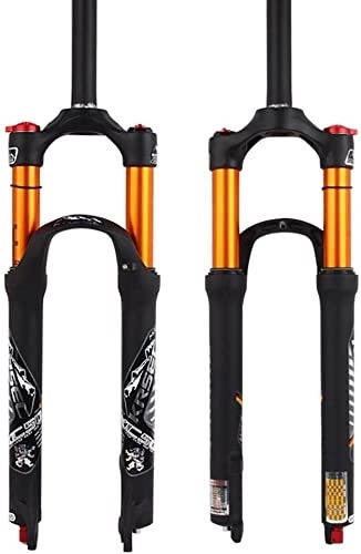 Forcelle per mountain bike : ZLYJ 26 Air Rebound Regola Le Forcelle Ammortizzate MTB, Tubo Dritto 28.6Mm QR 9Mm Travel 115Mm Crown Lockout Forcelle per Mountain Bike, Ammortizzatore A Gas XC / AM / FR Bicicletta 26