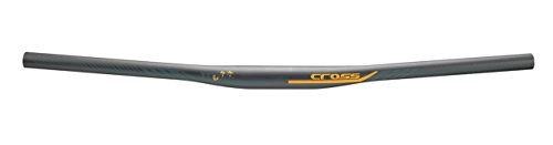 Manubri per Mountain Bike : Deda Mud Cross – Manubrio per Bicicletta MTB, Piatto, 150 g, 700 mm, Colore: Arancione