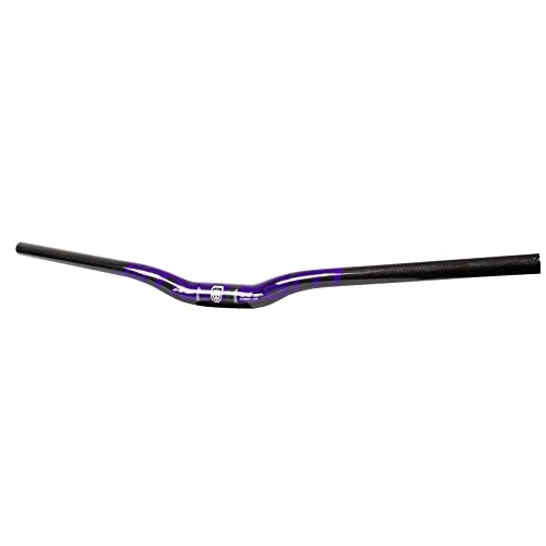 Manubri per Mountain Bike : DFNBVDRR Manubrio in Fibra di Carbonio da 31, 8 Mm MTB Manubrio Riser 580 / 600 / 620 / 640 / 660 / 680 / 700 / 720 / 740 / 760mm Barra Extra Lunga Manubri per Bicicletta (Color : Purple, Size : 760mm)