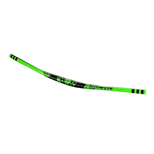 Manubri per Mountain Bike : FETION Deluxe Lightweight Mountain Bike Homansol Solid High Rusuting 31, 8 mm 10 ° Piegato MTB Bar Riser for Biciclette stradali for DH BMX DOOKHILL BIKES / 317 (Color : 780mm Green)
