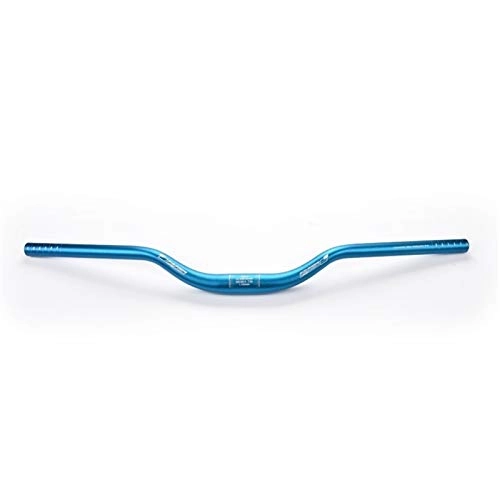 Manubri per Mountain Bike : Manubrio del manubrio della bicicletta XM MTB Manubrio 31.8mm * 700mm in lega di alluminio della mountain bike barra della barra di alzata spessore del tubo 9 gradi backsweep (Color : Blue)