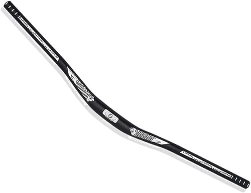 Manubri per Mountain Bike : Manubrio MTB in alluminio da 31, 8 mm 620 / 720 / 780 mm Manubrio extra lungo 25 mm DH XC AM Downhill MTB Riser (Color : Black, Size : 720mm)