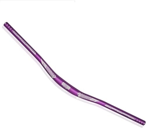 Manubri per Mountain Bike : Manubrio MTB in alluminio da 31, 8 mm 620 / 720 / 780 mm Manubrio extra lungo 25 mm DH XC AM Downhill MTB Riser (Color : Purple, Size : 720mm)