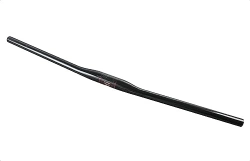 Manubri per Mountain Bike : Manubrio MTB in fibra di carbonio nero Manubrio MTB da 31, 8 mm Manubrio piatto extra lungo leggero (Color : Black, Size : 660mm)