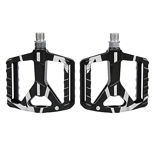 Pedali per mountain bike : Aanlun Bike Pedal Universal Accessories Sealed Bearings Are Suitable for Mountain Bikes, Folding Bikes, Red (Color : Black)