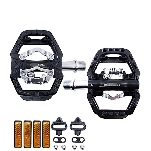 Pedali per mountain bike : AQNPYR MTB Pedals Mountain Bike Pedals with Cleats Cycling Multifunctional Self Locking Bicycle Accessories ZP 109S Maintenance