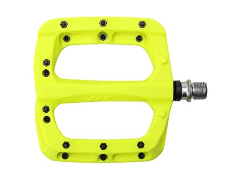 Pedali per mountain bike : HT componenti PA03 A Flat MTB pedali, Bright Yellow