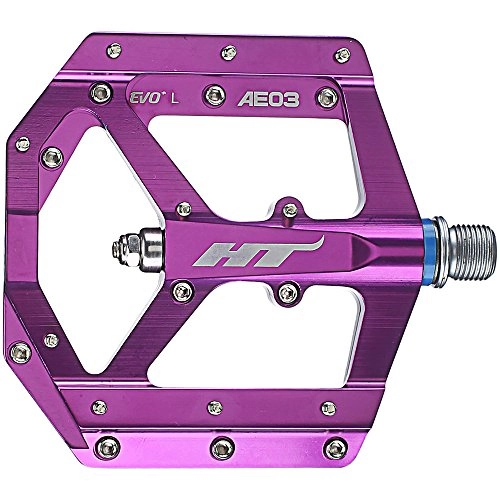 Pedali per mountain bike : HT Components Ae-03 MTB Pedals sealed bearing purple