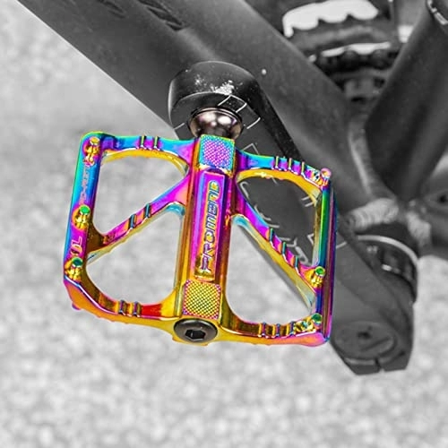 Pedali per mountain bike : Jayehoze SHEDE - Pedali per bicicletta in lega di alluminio antiscivolo, robusti e durevoli, impermeabili e antiruggine, adatti per mountain bike, mountain bike, bici