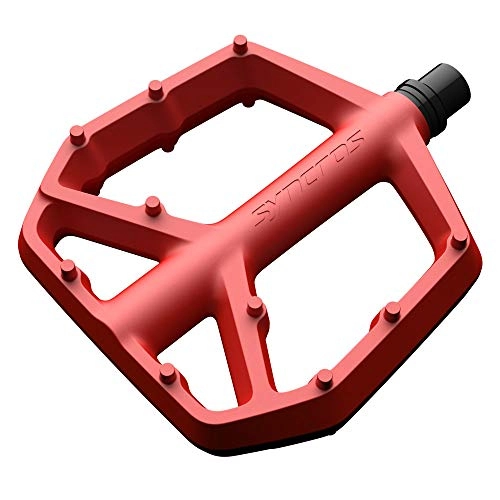 Pedali per mountain bike : Syncros Squamish III - Pedale Florida per bicicletta, colore: Rosso