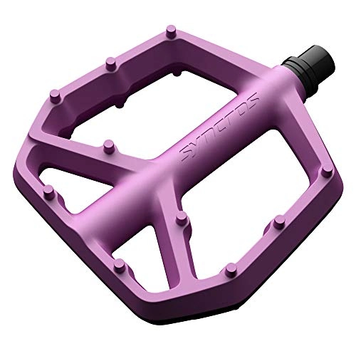 Pedali per mountain bike : Syncros Squamish III - Pedale piatto per mountain bike, colore: lilla