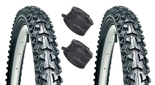 Pneumatici per Mountain Bike : Copertone ruota pneumatico per bicicletta mountain bike MTB 26" x 1, 95 + videocamere