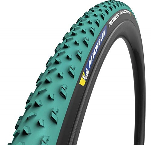 Pneumatici per Mountain Bike : Michelin, Pneumatico (33-622) Power Cyclocross Mud Tubelessready Nessun genere, Nero / Verde, 700 x 33
