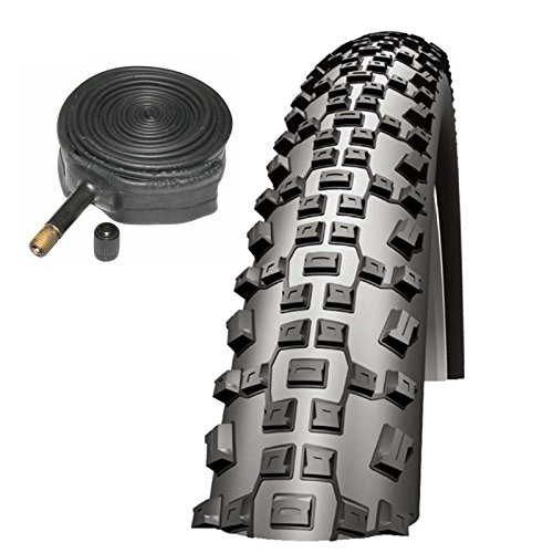 Pneumatici per Mountain Bike : Schwalbe Rapid Rob 26" x 2.10 Mountain Bike Tyre with Schrader Tube