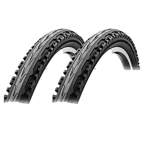 Pneumatici per Mountain Bike : Sunlite Kross Plus Goliath Mountain Tire K847 - Nero 26" x 1.9" - Coppia di pneumatici