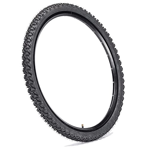 Pneumatici per Mountain Bike : VRTTLKKFE Bicycle Tire ，26 / 241.95 Mountain Bike Tyre 27TPI Non-Slip Inner Tube 40-65PSI Not Folding Cross-Country Tires Cycling Part (Size : 26x2.1) 26x2.1 (Size : 24 * 1.95)