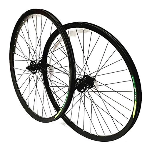 Ruote per Mountain Bike : HJJGRASS Bike Wheel Set Mountain Bike Ruota Set Ruote Anteriore / Ruota Posteriore - Argento con Freno a Disco a 6 Buche, 26 X 1.75 Pollici, Rear_Wheels