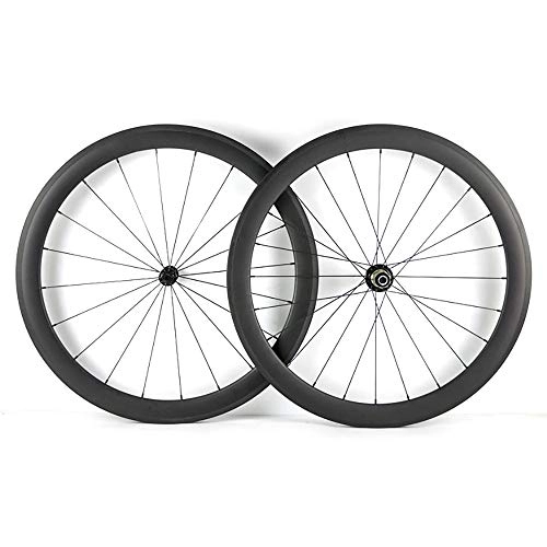 Ruote per Mountain Bike : LIDAUTO MTB Mountain Bike Wheel Bicicletta Fibra di Carbonio Leggera 700C Vento Rotto 50mm 700C * * 23C 50H