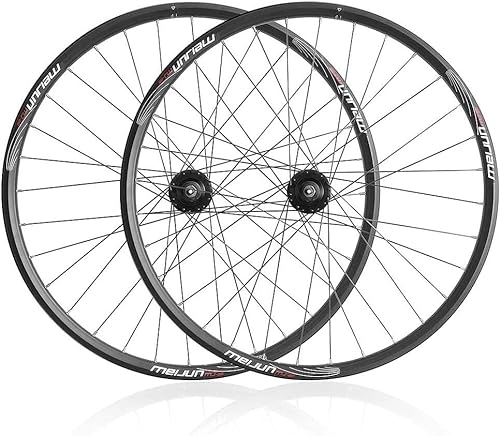 Ruote per Mountain Bike : Mountain Bike Disc Brake Wheel Set 26" Rim Quick Release Hub 32H For 7 / 8 / 9 / 10 Speed Cassette