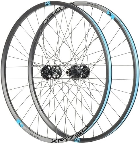 Ruote per Mountain Bike : Mountain Bike Wheelset 26 / 27.5 / 29 Inch Front And Rear Disc Brakes For 8 / 9 / 10 / 10 / 11 Shifting Bike Wheelset (Color : Blue wheelset, Size : 29inch)