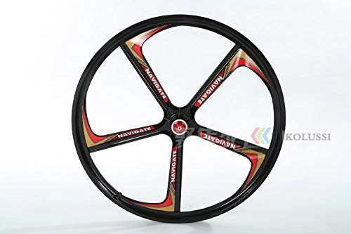 Ruote per Mountain Bike : No brand 2 Cuscinetti 7 / 8 / 9 / 10 Ruote libere 5 Fori Ruote for 21 / 24 / 27 / 30 velocità 24er Mountain Bike Wheels 3 (Color : Black hubs typs 2)
