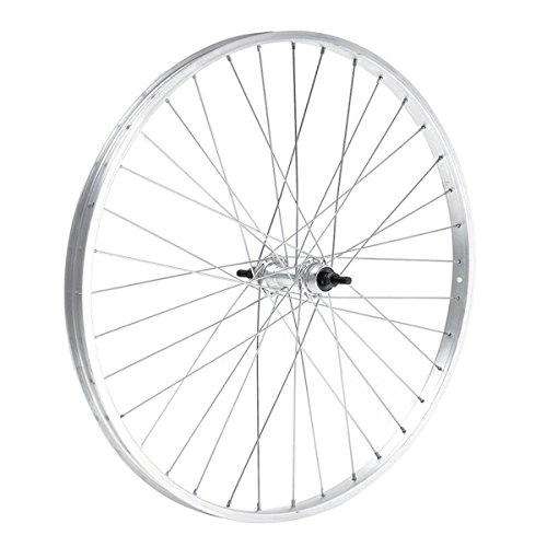 Ruote per Mountain Bike : Ruota cerchio anteriore bicicletta touring mtb 24 x 1, 75 alluminio mozzo acciaio
