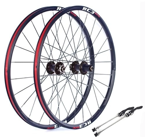 Ruote per Mountain Bike : Set di ruote for mountain bike 5 mozzi in fibra di carbonio Perrin Set di ruote for freni a disco a sgancio rapido 26