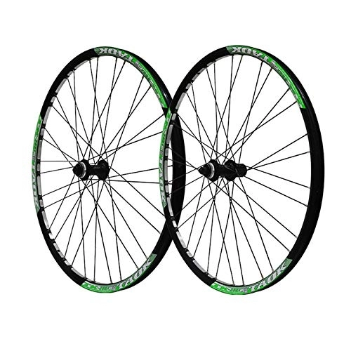 Ruote per Mountain Bike : Set di ruote per Mountain Bike 27, 5 Pneumatici per cerchioni in lega a doppia parete per bicicletta 1.5-2.1"Freno a disco 7 8 9 velocità a sgancio rapido 32H (Colore : C) (A)